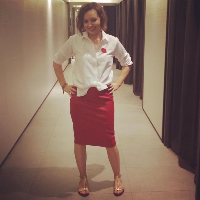 26 Beautiful Red Leather Skirt Outfit Ideas You Should See Outfits