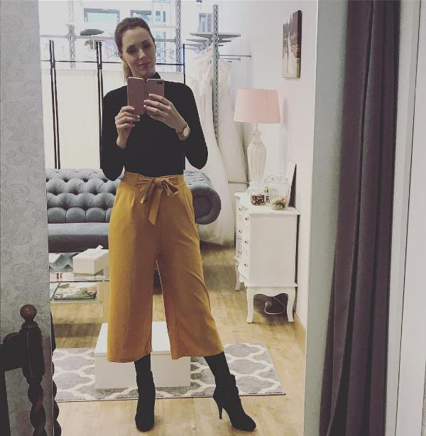 Culottes and boots