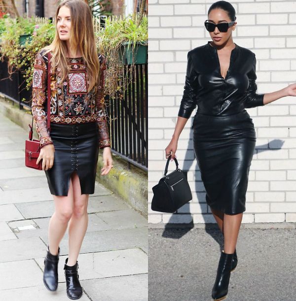 92 Leather Pencil Skirt Outfits That'll Make You Want A Leather Skirt