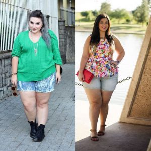 Plus Size Shorts Outfits For Beautiful Curvy Ladies -GlossyU