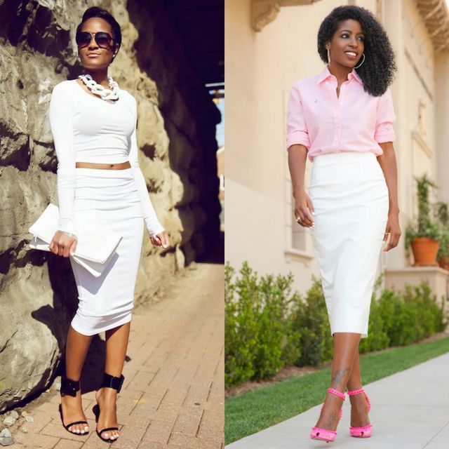 44 Ideas For A Beautiful White Pencil Skirt Outfit | Style & Tips - GlossyU