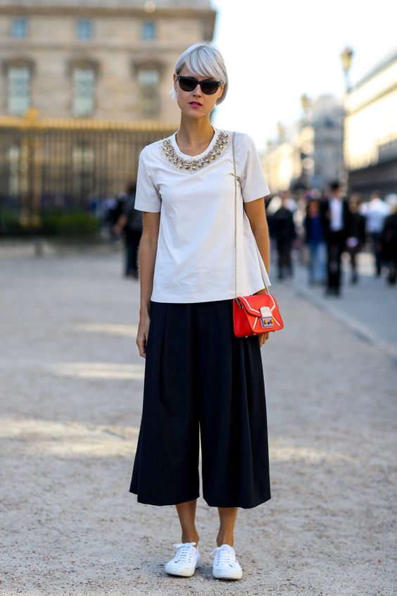 What Top To Wear With Culottes And Look Gorgeous | 41 Ideas For You ...