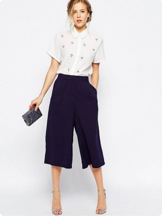 What Top To Wear With Culottes And Look Gorgeous | 41 Ideas For You ...