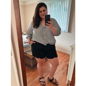 60 Plus Size Shorts Outfits For Beautiful Curvy Ladies - GlossyU.com